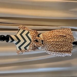 Two piece top and skirt